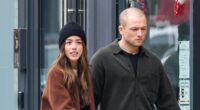 Taron Egerton and new Marvel star girlfriend Chloe Bennett wrap up warm as they enjoy romantic stroll in NYC - just days after confirming romance