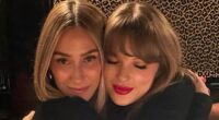 Taylor Swift gives pal Ashley Avignone a big hug while celebrating her 40th birthday in NYC