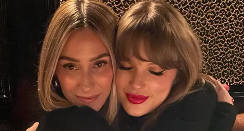 Taylor Swift gives pal Ashley Avignone a big hug while celebrating her 40th birthday in NYC