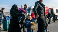 Thousands of Syrian refugees return home after brutal dictator Bashar al-Assad toppled by rebels