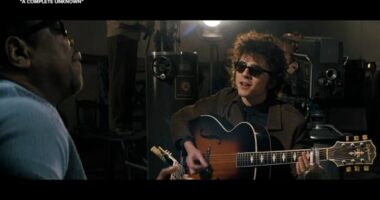 Timothée Chalamet embodies Bob Dylan in 'A Complete Unknown'