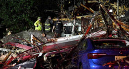 Tornadoes in Texas and Mississippi kill 2 as storm system moves across southern U.S.