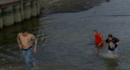 'Tradition is tradition': Ohio State fans plunge into the Maumee River after loss to Michigan