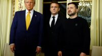 Trump & Macron meet Zelensky for crunch talks in Paris weeks after Don revealed Ukraine war ‘peace plan’