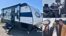 Two Hurricane Helene victims, a family of four and a Vietnam veteran, gifted campers on Christmas Day