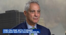 US Ambassador to Japan, former Chicago Mayor Rahm Emanuel coy about his future, critical of Democratic Party post-election