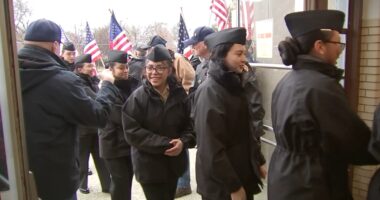 US Navy recruits from Naval Station Great Lakes surprised with Christmas celebration, FaceTime calls home to family