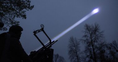 Ukraine unveils ‘Trident’ LASER weapon that blasts aerial threats at speed of light from mile away to turn tide of war