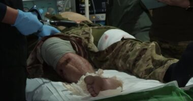 Ukraine’s secret frontline hospital where medics scramble to save shrapnel-riddled warriors & make agonising choices