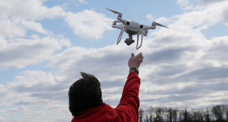 Urgent warning as firefighters ordered not to approach downed drones after ‘100s spotted over US’