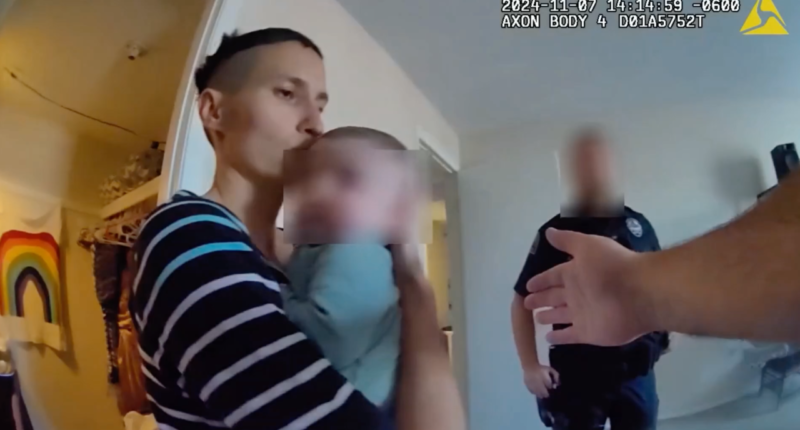 VIDEO Shows Cops Talking to Postpartum Mom Before Shooting That Killed Her & Infant Daughter