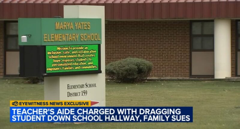 Video shows Marya Yates Elementary School teacher's aide Dionne Gamble drag child down Matteson hallway; Monik Herron speaks out