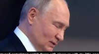 Watch moment Putin appears to confirm his secret CHILDREN as he makes bombshell unguarded slip about his ‘little ones’