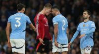 Wave of condemnation for 'cheating' Kyle Walker: Notorious Manchester City star sparks fury from Piers Morgan, Roy Keane and more after 'embarrassing' collapse while losing bad-tempered Manchester derby