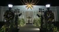 White House Christmas decorations 2024: First Lady Dr. Jill Biden takes ABC7 on tour of 'Season of Peace and Light' display