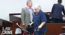 Woman accused of killing terminal husband smiles in court