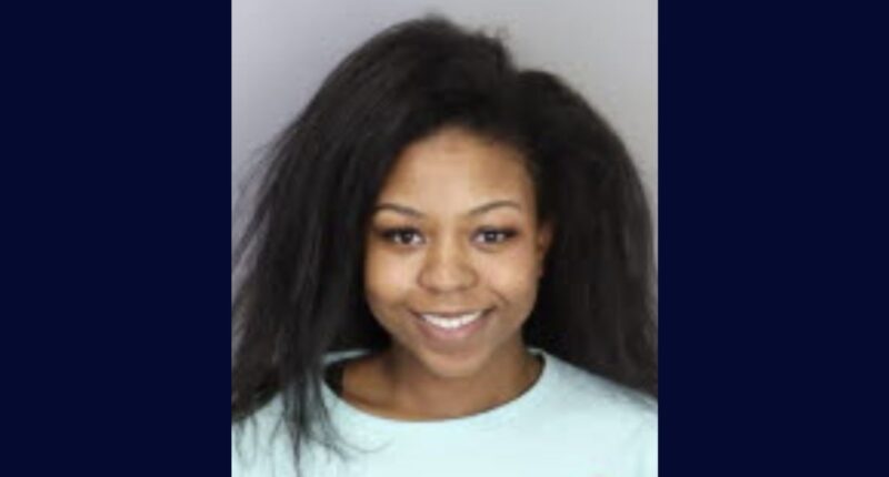 Woman grins in mug shot after allegedly stabbing child's dad