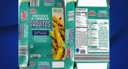 25K pounds of frozen chicken and cheese Aldi taquitos recalled in 31 states due to possible metal contamination