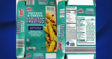 25K pounds of frozen chicken and cheese Aldi taquitos recalled in 31 states due to possible metal contamination