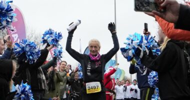 A 55-year-old Belgian woman ran a marathon every day in 2024. Here's why