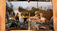 A man holding a garden hose and a father at his son's bedside are among the LA wildfire victims