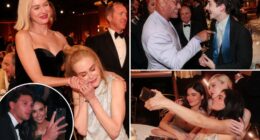 All the behind the scenes action at The Golden Globes 2025: Nicole Kidman, Demi Moore, The Rock,  and more: PHOTOS