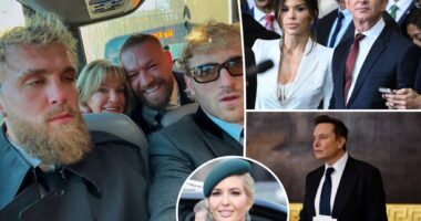 All the celebrities at Donald Trump’s inauguration: Jeff Bezos, Jake and Logan Paul and more