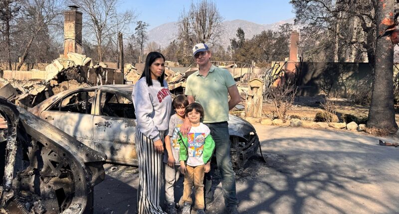 Altadena family of 4 stays brave in face of devastating wildfire loss: 'Stuff that I love is gone'