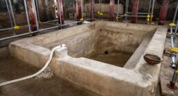 Ancient Pompeii excavation uncovers lavish private bath complex