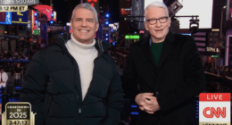 Andy Cohen Brings Tequila to CNN’s ‘New Year’s Eve Live,’ Second Shot Leaves Anderson Cooper Gasping For Air