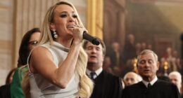 Ariana Grande is accused of shading Carrie Underwood's inauguration performance