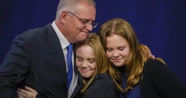 Scott Morrison has delivered a concession speech to devastated Liberal supporters after calling Anthony Albanese to congratulate him on Labor winning power for the first time since 2013