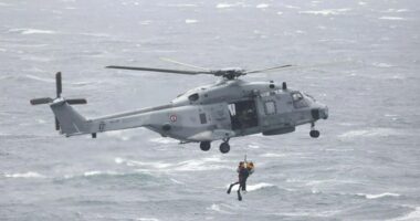 Brit missing after his 40ft yacht is ‘eviscerated’ and life raft is found empty in horror storm off French coast