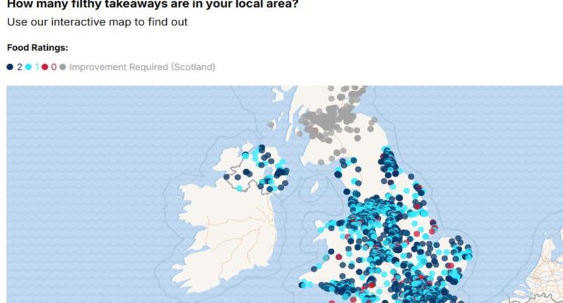 Britain's filthiest takeaways named and shamed: One in 20 fail hygiene ratings... so is YOURS one of them?