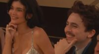 Busty Kylie Jenner joins boyfriend Timotheé Chalamet inside the 2025 Golden Globes after skipping red carpet