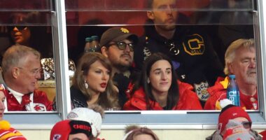 Caitlin Clark and Taylor Swift Cheer for Travis Kelce at NFL Playoff Game