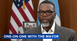 Chicago Mayor Brandon Johnson dodges questions on budget, property taxes, CTU contract, downplays strain with Gov. JB Pritzker