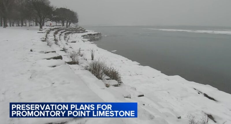 Chicago Promontory Point's iconic limestone steps protect Lake Michigan shoreline can be preserved