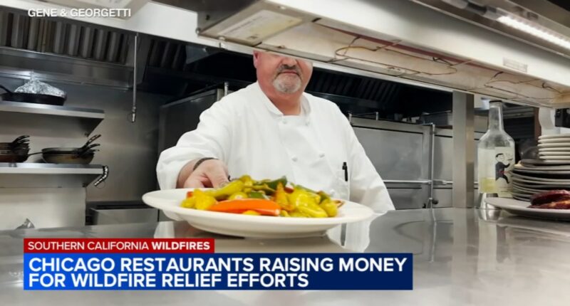 Chicago restaurants raise money for Southern California wildfire relief with Chicago Chefs Cook nonprofit