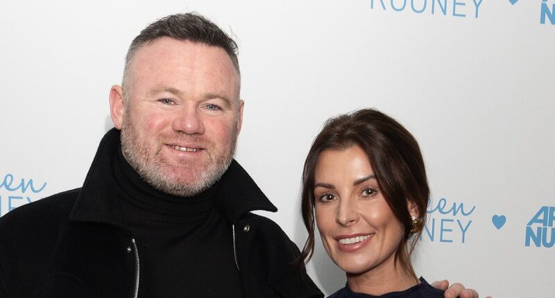 Coleen Rooney is supported by husband Wayne while attending the launch of her new wellness range - after reducing Cat Deeley to hysterics on This Morning when she revealed her youngest son blew her I'm A Celeb cover