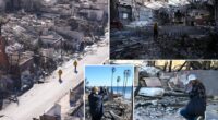 Distraught Malibu residents return home as the magnitude of other wildfire-destroyed areas is revealed: PHOTOS