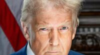 Donald Trump gives menacing look in official portrait ahead of  return to White House