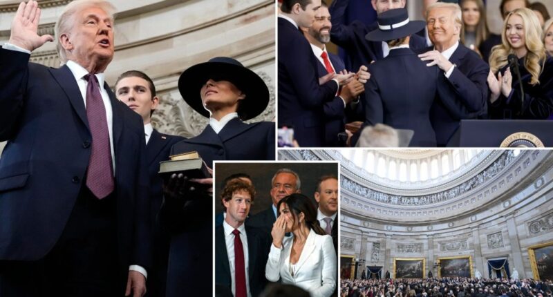 Donald Trump is inaugurated as the 47th president of the United States – PHOTOS