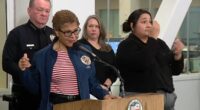 Embattled LA mayor Karen Bass's cringeworthy response to fire chief's open criticism