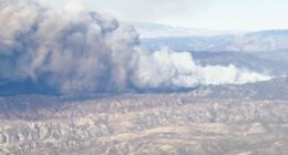 Fast-moving Hughes Fire breaks out in Los Angeles County as California officials order evacuations