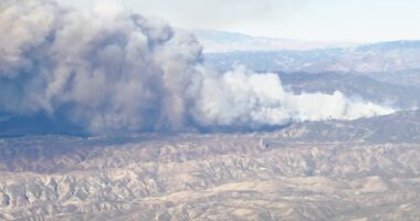 Fast-moving Hughes Fire breaks out in Los Angeles County as California officials order evacuations