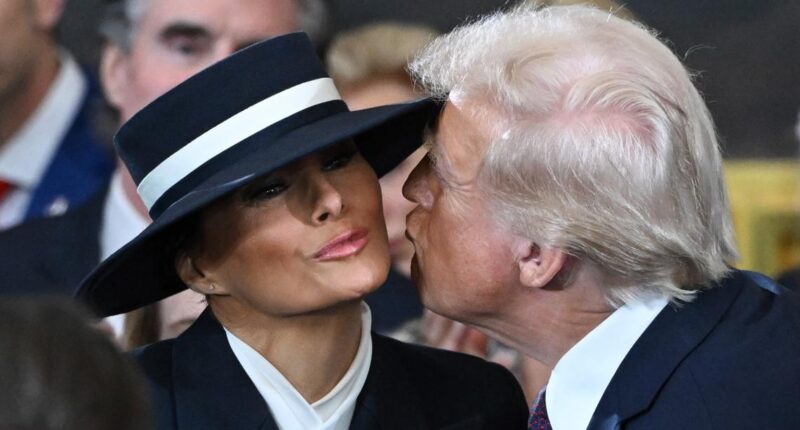 First Lady Melania Trump's hat prompts jokes — even from President Trump himself