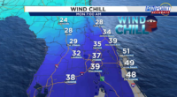 Freezing temperatures, very cold wind chills on tap for parts of Central Florida