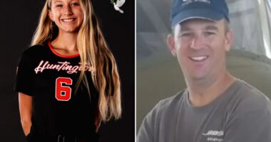 Girl, 16, & dad killed after ‘home built’ plane smashed into warehouse in fireball inferno near Disneyland in California