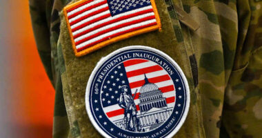 Guard troops will wear a special patch at Trump's inauguration to make it clear they aren't police